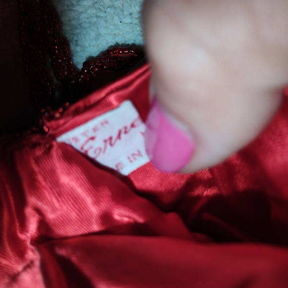 Vintage Mister Ernest Red Beaded Tiny Purse - Picture 5 of 8